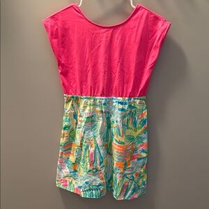 Lily Pulitzer Vibrant Pink and Multicolor Girls Dress